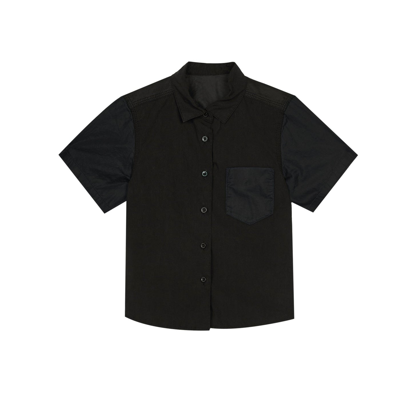 JNBY Boys S/S Button Up Shirt _Black 1M3253090-001