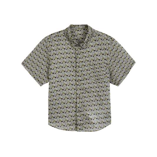JNBY Boys S/S Button Up Shirt All Over Print _Grey 1M5252110-905
