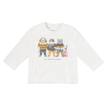 Mayoral Baby L/s " Cat " T-Shirt 2075-10