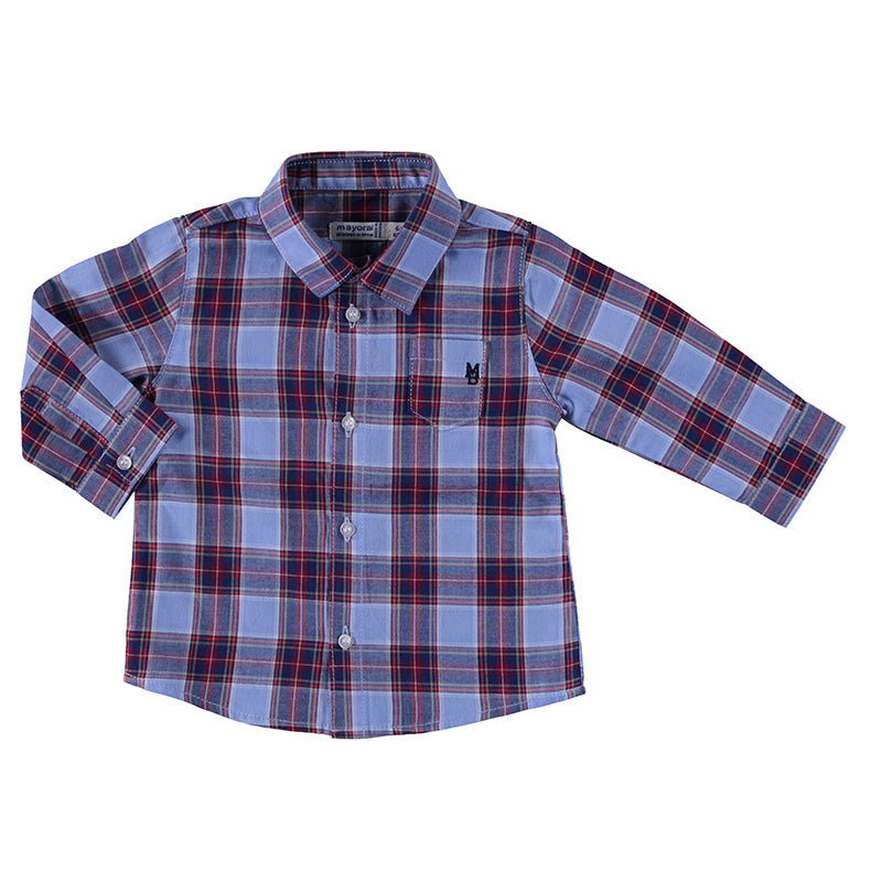 Mayoral Baby L/s Checked Shirt 2146-64