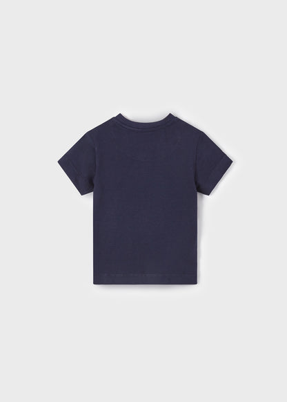 Mayoral Baby T-Shirt 2pc Set w/Print _Navy 1005-43