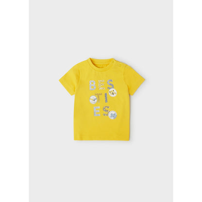 Mayoral Baby T-Shirt w/Besties Print _White 1011-21