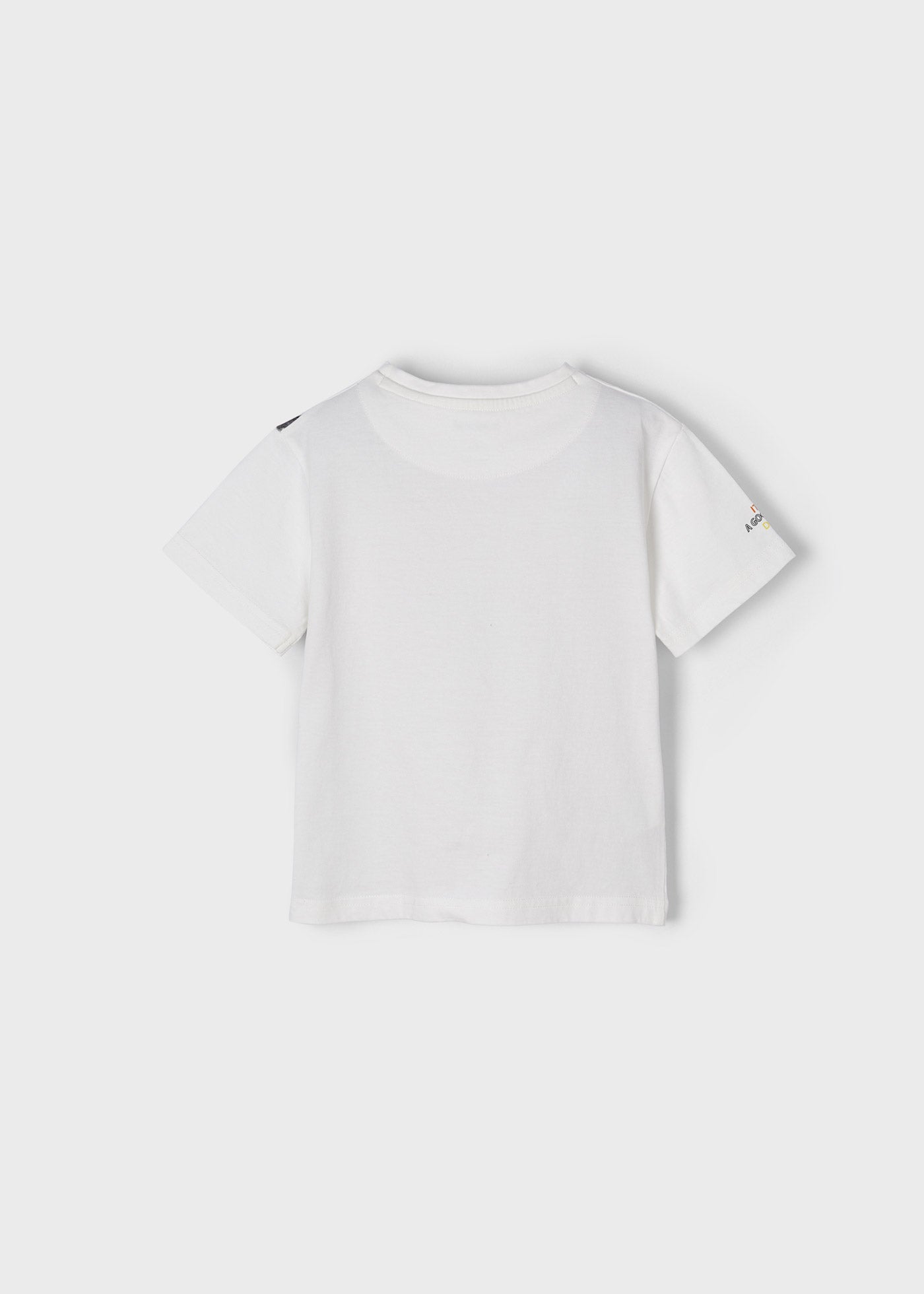 Mayoral Mini T-Shirt w/Animal Graphic _Off White 3003-37