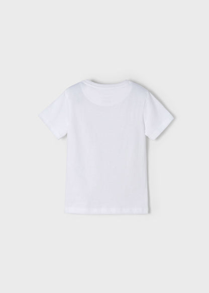 Mayoral Mini T-Shirt w/ Whale Graphic_ White 3010-56