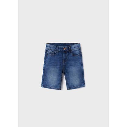 Nukutavake Bermuda Soft Denim Shorts _Medium Blue 6214-68