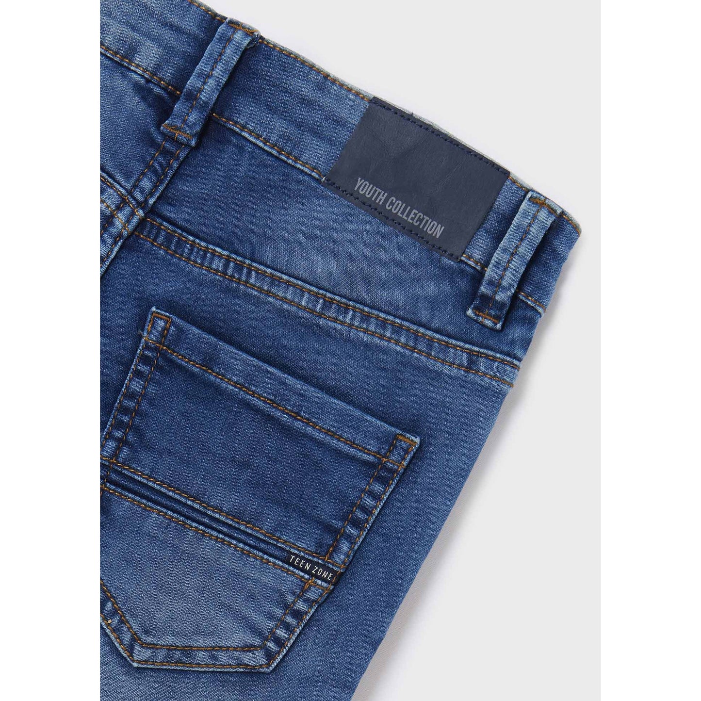 Nukutavake Bermuda Soft Denim Shorts _Medium Blue 6214-68