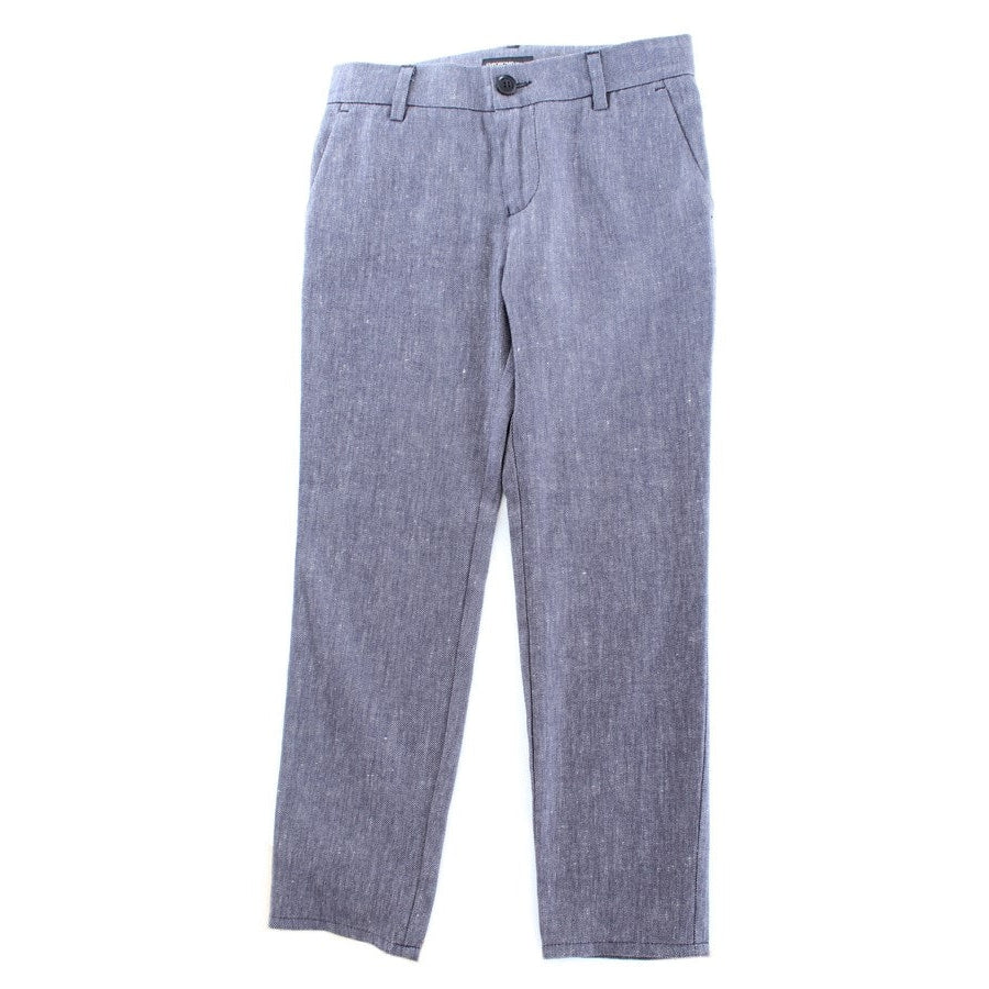 Emporio Armani Boys Linen Pants_Blue 3L4PJF