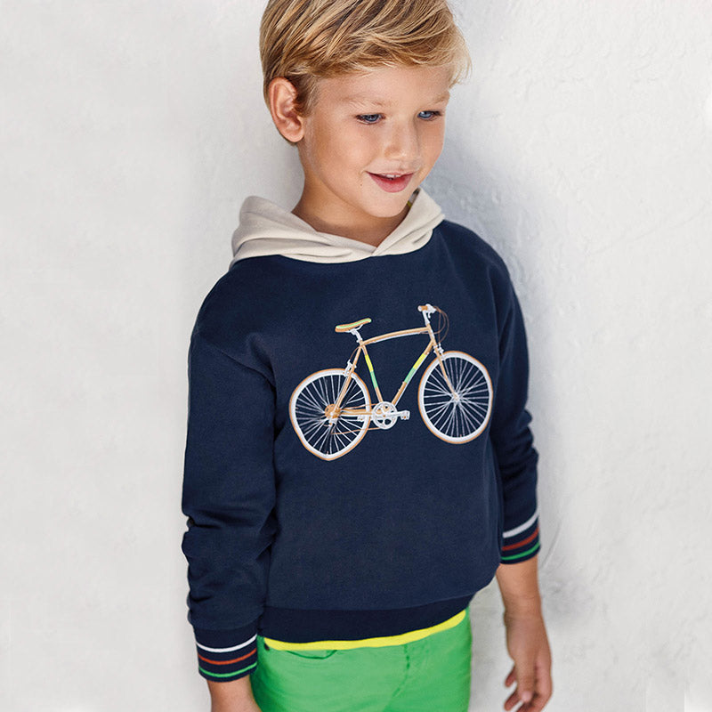 Mayoral Mini Boys Bicycle Hoodie