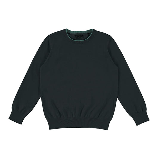 Nukutavake Boys Basic Cotton Black Sweater 354-20