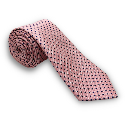 Paul Lawrence Boys Italian Silk Tie _Pink 107-2