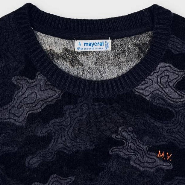 Mayoral Mini Printed Sweater 4363-36