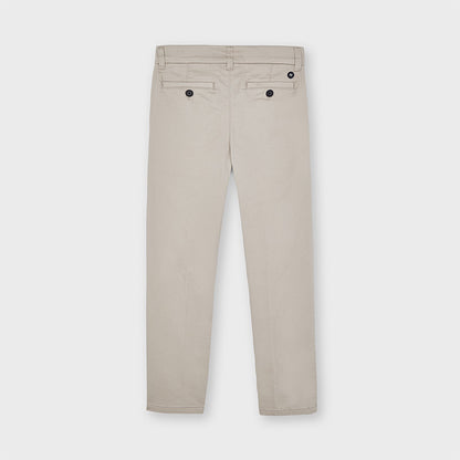 Nukutavake Chino Slim Fit Beige Cotton Pant 530-65
