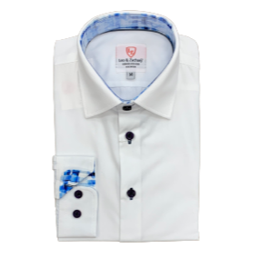 Leo and Zachary white dress shirt