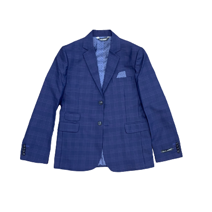 Leo & Zachary Boys Slim Marine Blue Suit-5819