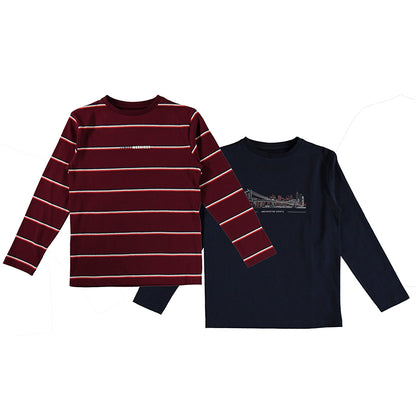 Nukutavake Boys L/s Stripe T-Shirt Set 7004-61