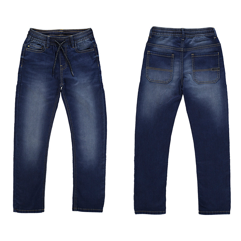 Nukutavake Boys Soft Denim Blue Jogger Jeans 7555-68