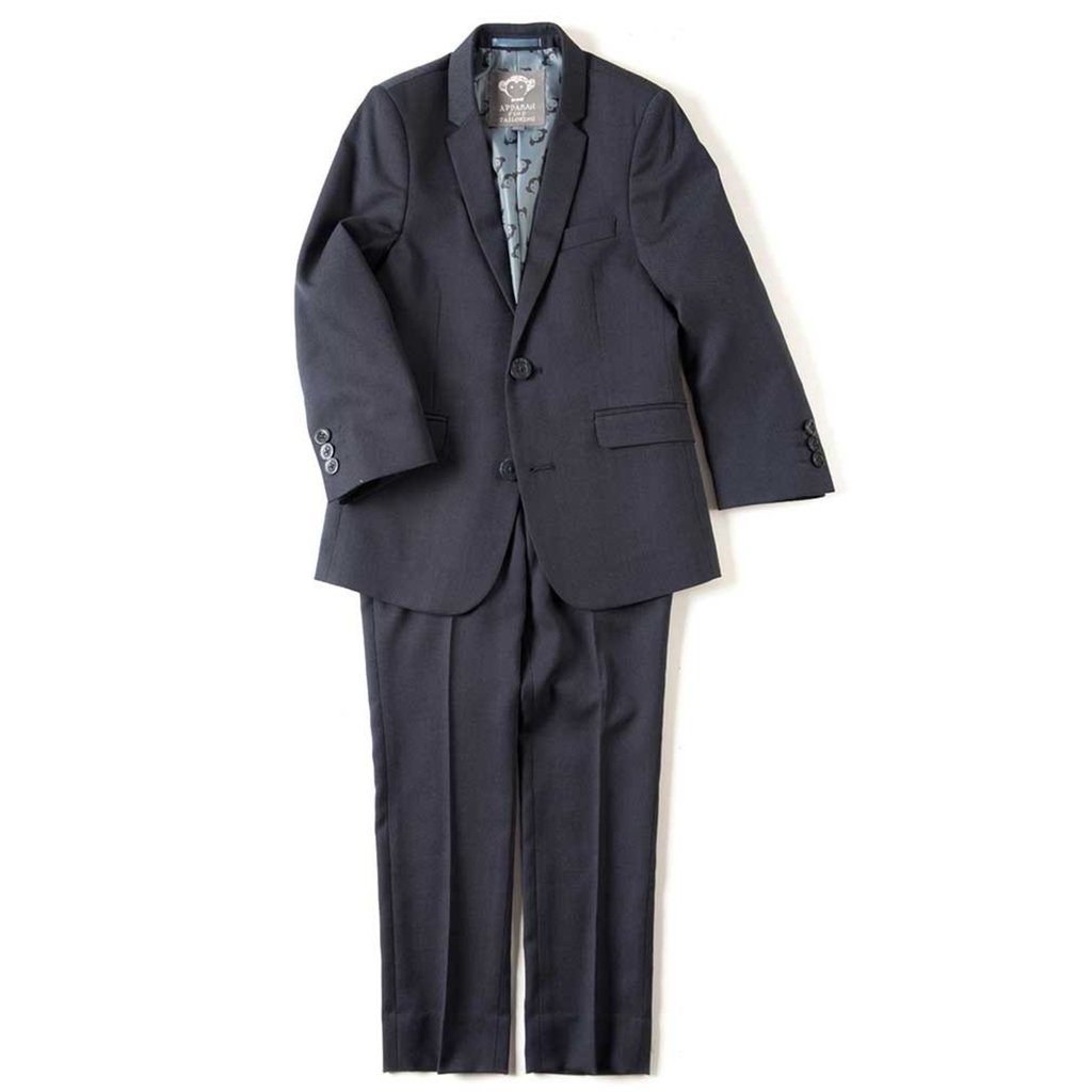 Appaman Mod Boys Slim Peacoat Birdseye Suit Q8SU5-NorthBoys