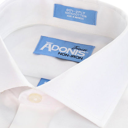 Adonis Boys French Cuff Non Iron Extra Slim Fit Twill Dress Shirt