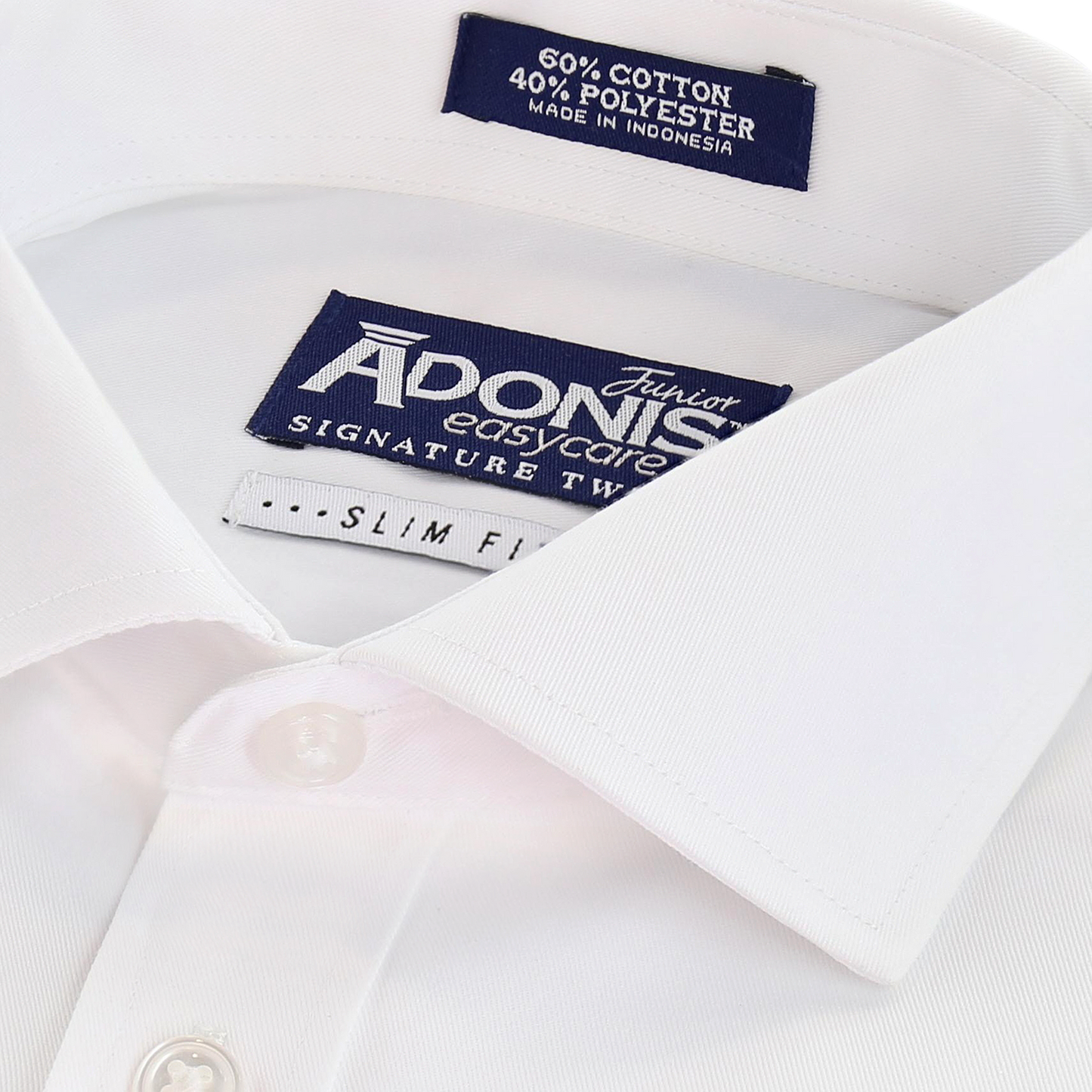 Adonis Boys French Cuff Easy Care Slim Fit Twill Dress Shirt