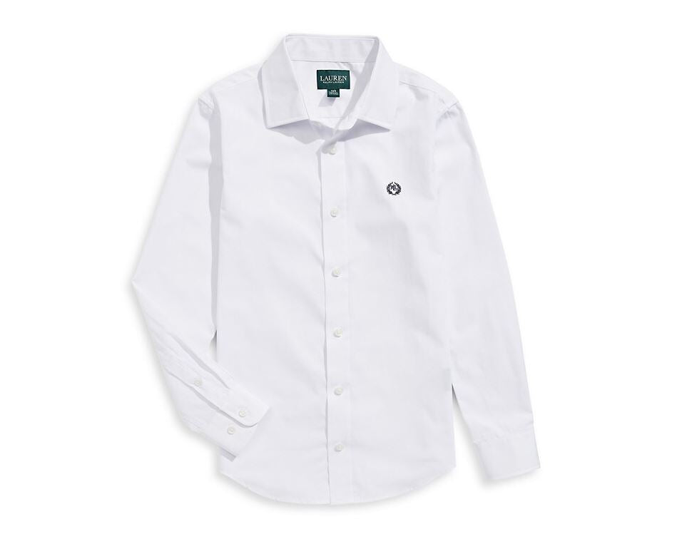 Lauren Ralph Lauren  Plain White Dress Shirt SWA0023