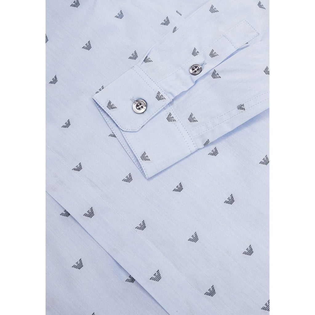 Emporio Armani Boys Blue Dress Shirt - NorthBoys