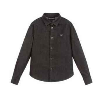 Emporio Armani Boys Denim Dress Shirt 192 6G4C64 - NorthBoys
