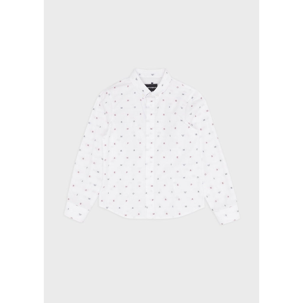 Emporio Armani Boys White Dress Shirt - NorthBoys