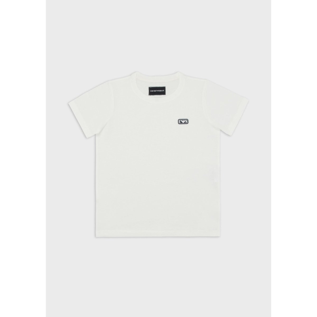 Emporio Armani Boys White Short Sleeve T-Shirt - NorthBoys