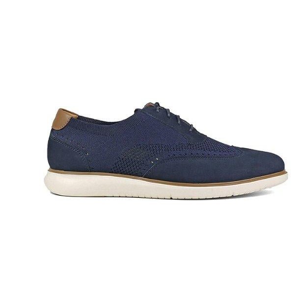 Florsheim Men's Shoe Fuel Knit Blue Wingtip Oxford - NorthBoys
