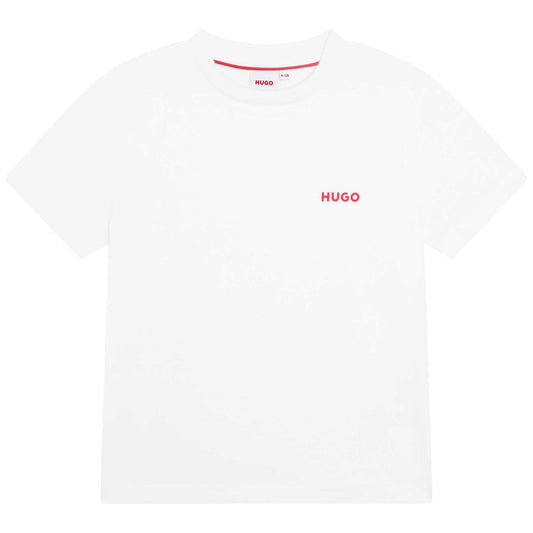 HUGO T-Shirt w/Logo _White G25104-10P