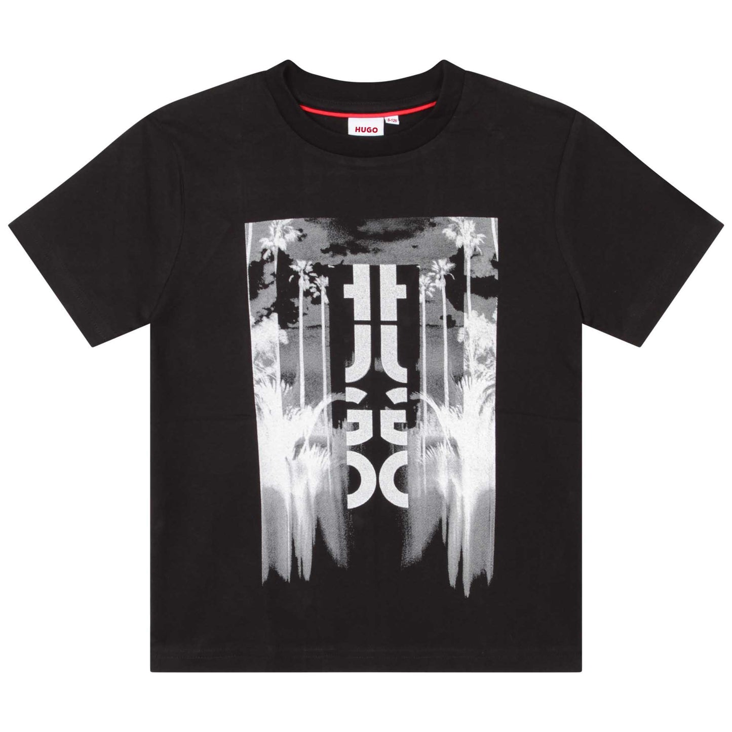 HUGO T-Shirt w/Logo Graphic _Black G25107-09B