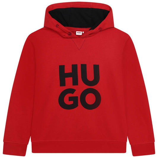 HUGO Hooded Sweatshirt_Red G25116-990