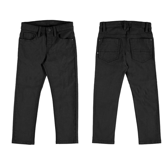 Mayoral Mini 5 Pocket Slim Fit Basic Pants _Black 517-39