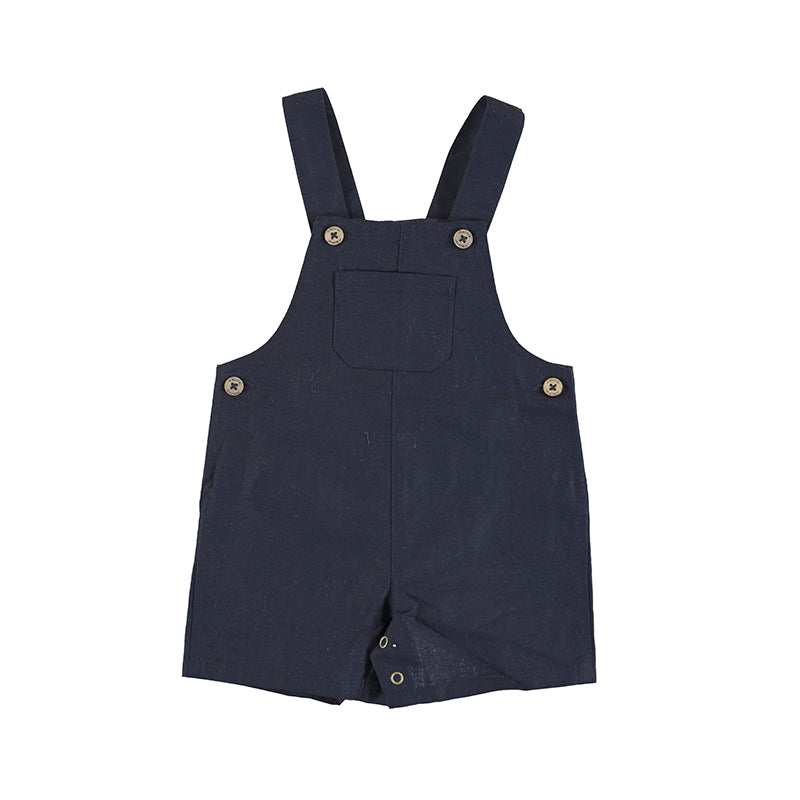 Mayoral Baby Linen Overalls_ Navy 1654-27