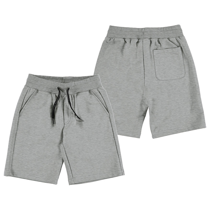 Nukutavake Boys Basic Fleece Shorts _Cement 600-85