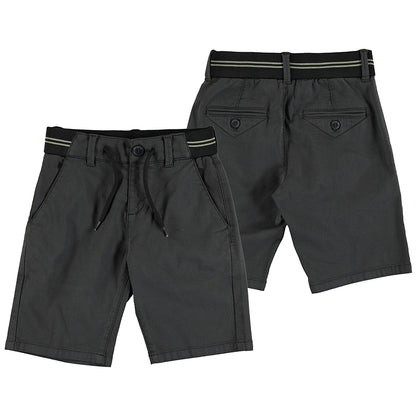 Nukutavake Structured Shorts _Dark Grey 6204-79
