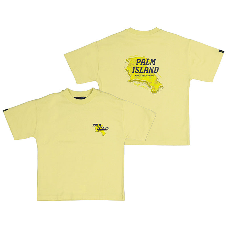 Nukutavake Palm Island T-Shirt_Yellow 6076-47