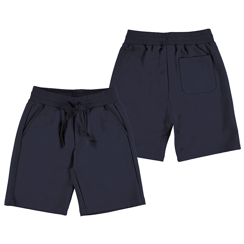 Nukutavake Boys Basic Fleece Shorts _Navy 600-87