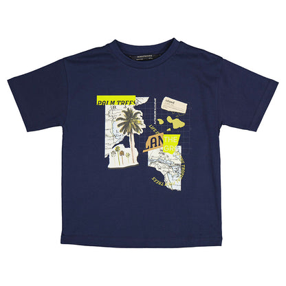 Nukutavake Island Life T-Shirt_Navy 6077-51