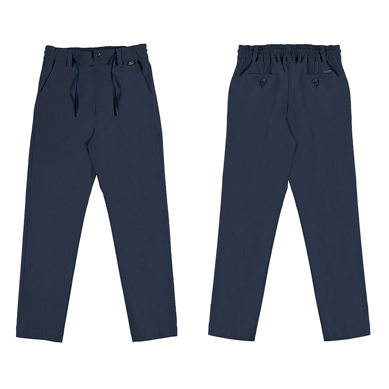 Nukutavake Structured Cotton Pants _Navy 6559-58