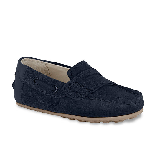 Mayoral Leather Moccasins_ Navy 45388-72