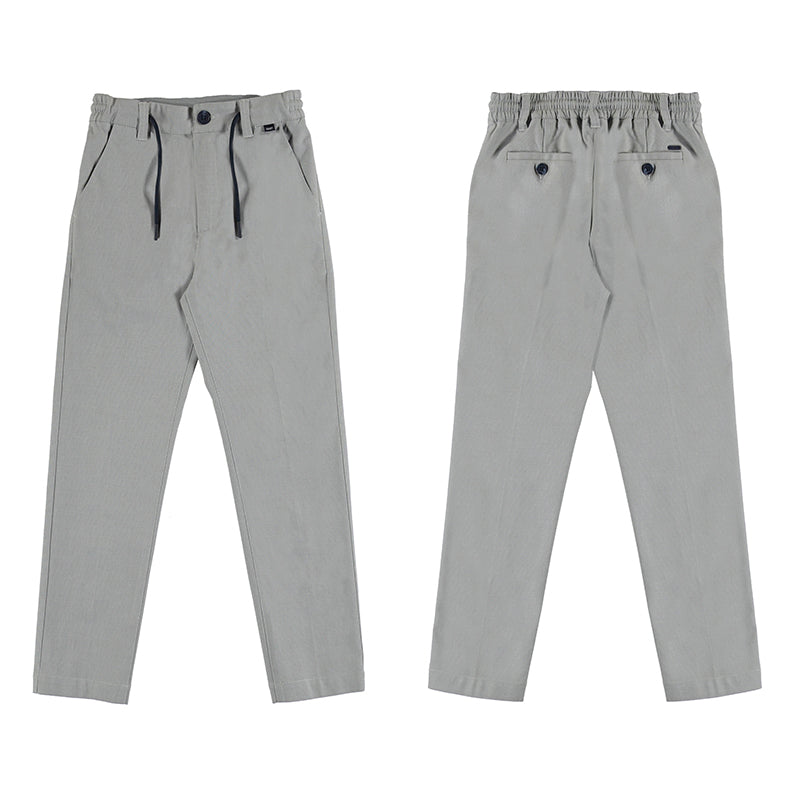 Nukutavake Structured Cotton Pants _Grey 6559-59
