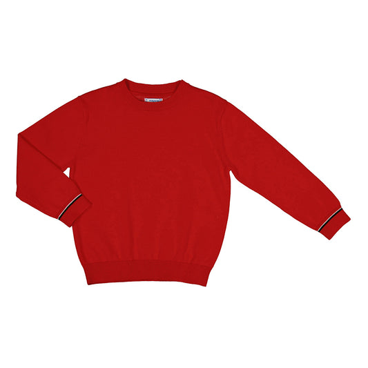 Mayoral Mini Basic Cotton Red Sweater_311-26