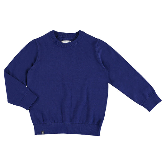 Mayoral Mini Basic Cotton Sweater _Cobalt 323-59