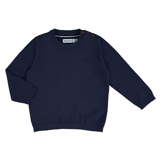 Mayoral Baby Basic Cotton Sweater _Navy 309-68