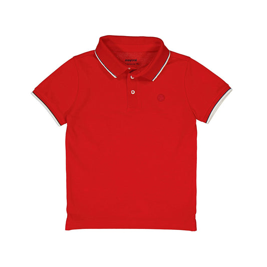 Mayoral Mini Short Sleeve Red Polo_ 3148-51