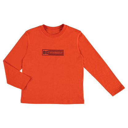 Nukutavake L/S Basic Shirt _Rust 842-37