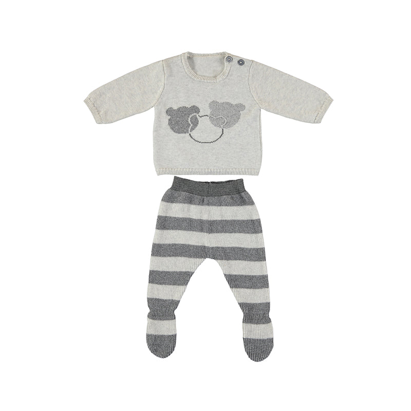 Mayoral Baby Knit Leg Warmer Set _Grey 2507-11