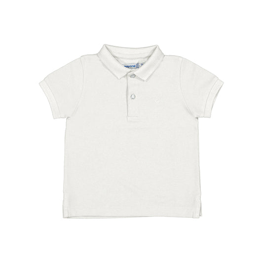 Mayoral Baby Basic Short Sleeve Polo _White 102-45