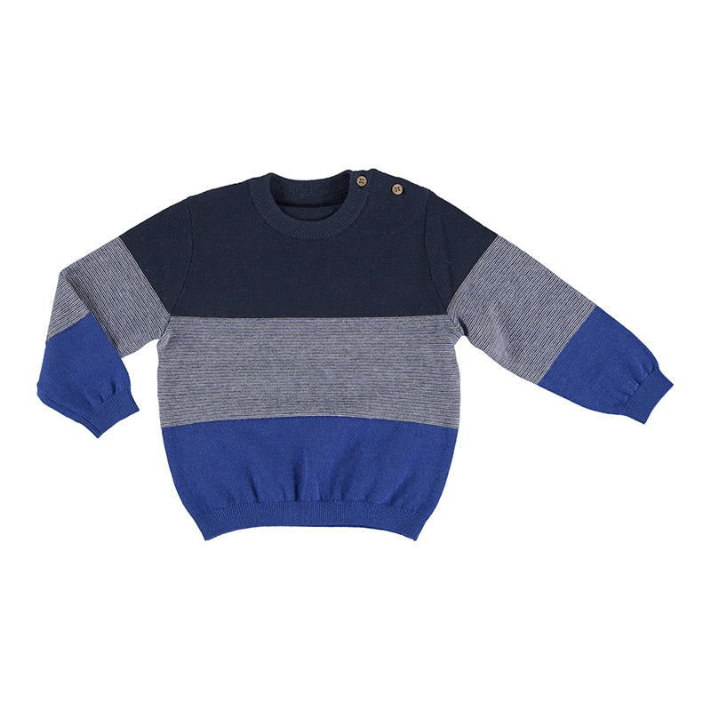 Mayoral Baby L/S Striped Sweater _Blue 2306-77
